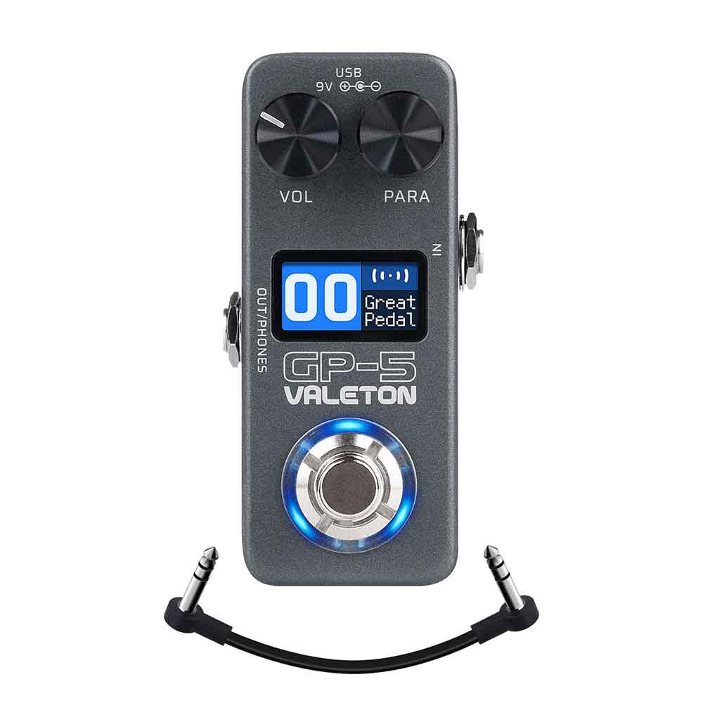 Valeton GP-5 Compact Multi-Effects Processor – SnapTone & IR Loader, 100+ Effects, Bluetooth, USB Audio Interface